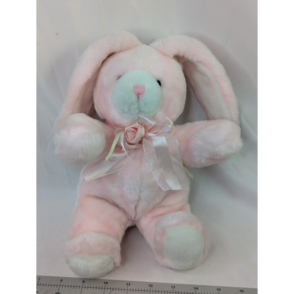 Commonwealth Pink Rabbit Plush‎ 12 Inch Stuffed Animal Toy